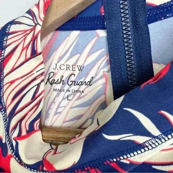 J. Crew | Long Sleeve Rash Guard Tropical Floral - Picture 3 of 6